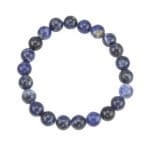 Fil De Perles En Sodalite 8mm - Environ 46 Perles Pour 39cm - Neuf Pour Création Bijoux