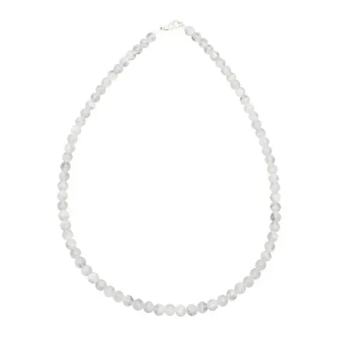 collier pierre de lune pierres boules 6mm