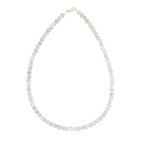 collier pierre de lune pierres boules 6mm