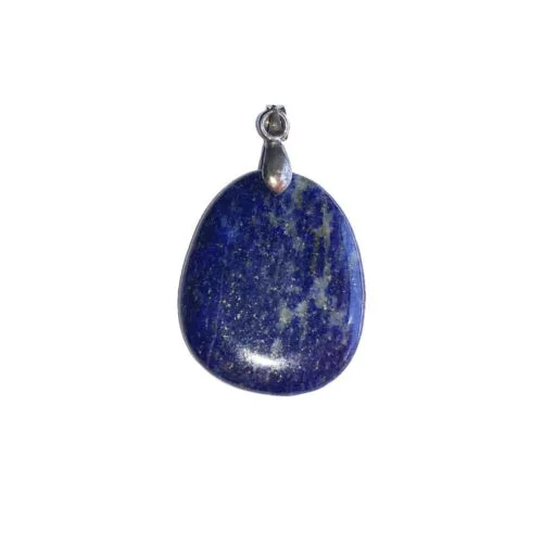 pendentif lapis-lazuli pierre plate
