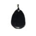 Pendentif En Obsidienne Noire - Collier Pierre Plate Chakra - France Minéraux - Neuf Avec étiquettes
