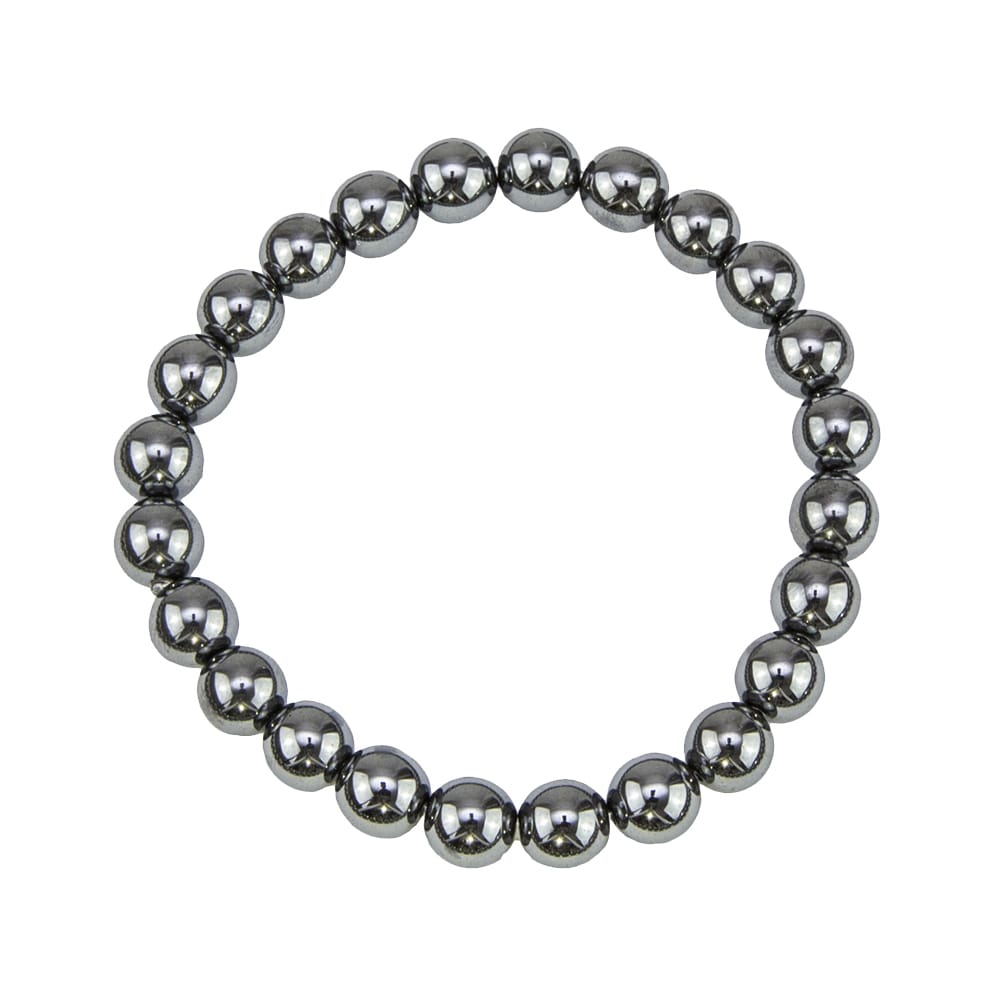 Pulsera Hematita – Piedras bolas 8mm