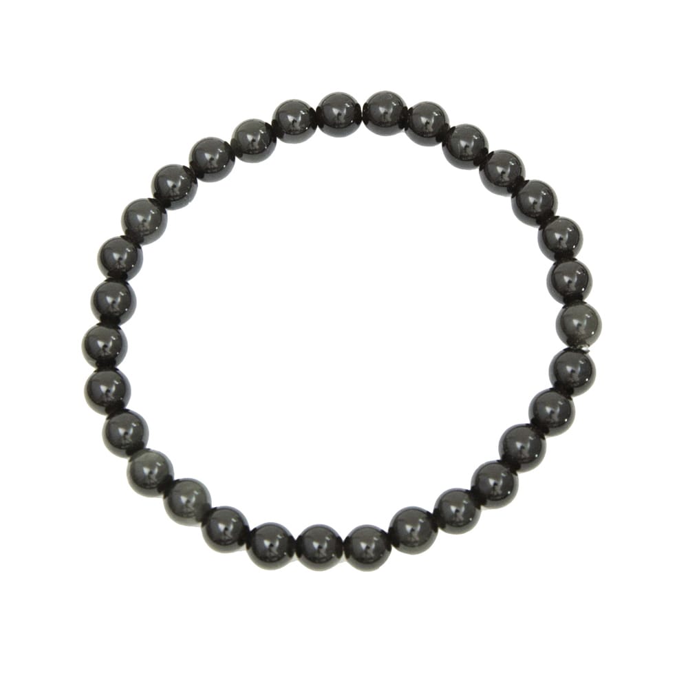 Pulsera Obsidiana negra – Piedras bolas 6mm