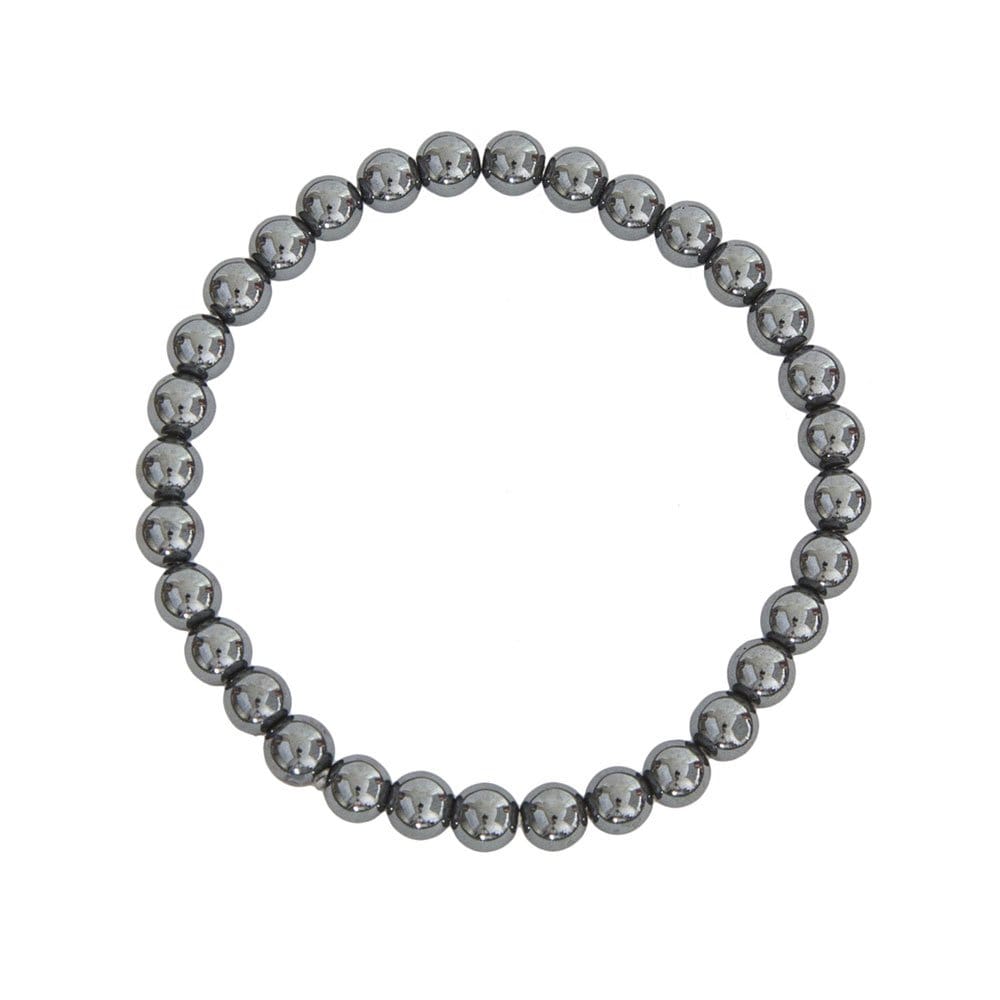 Pulsera Hematita – Piedras bolas 6mm
