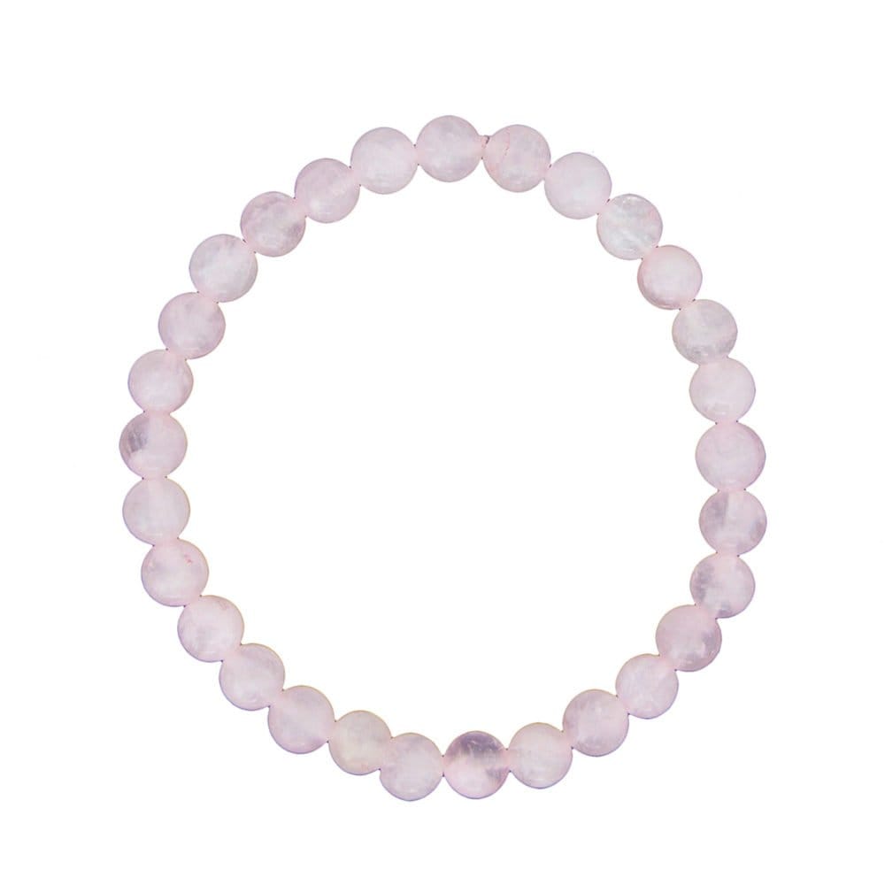 Bracelet En Quartz Rose - Boules 6mm - Marque Coco Papaya - Neuf Avec étiquettes
