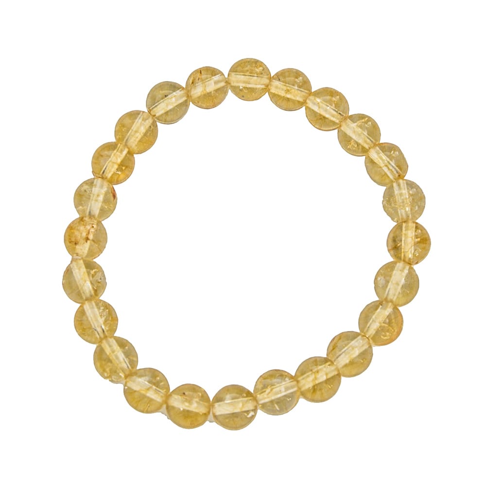 Pulsera Citrino – Piedras bolas 8mm