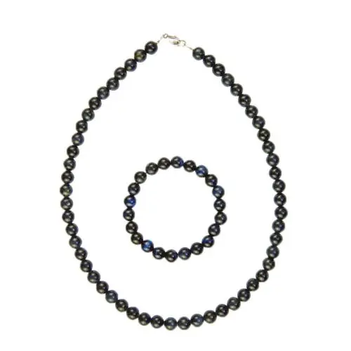 caja ojo de halcón piedras bolas 8mm