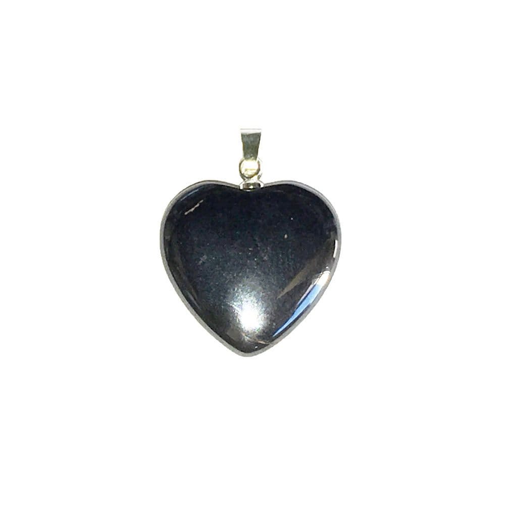 pendentif hematite petit coeur