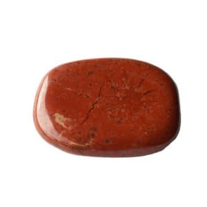Pierre Galet Plate En Jaspe Unakite - Marque OxcmoBijoux, Neuf Avec étiquettes, EAN 3000667021469
