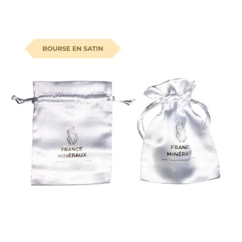 bourse en satin france minéraux