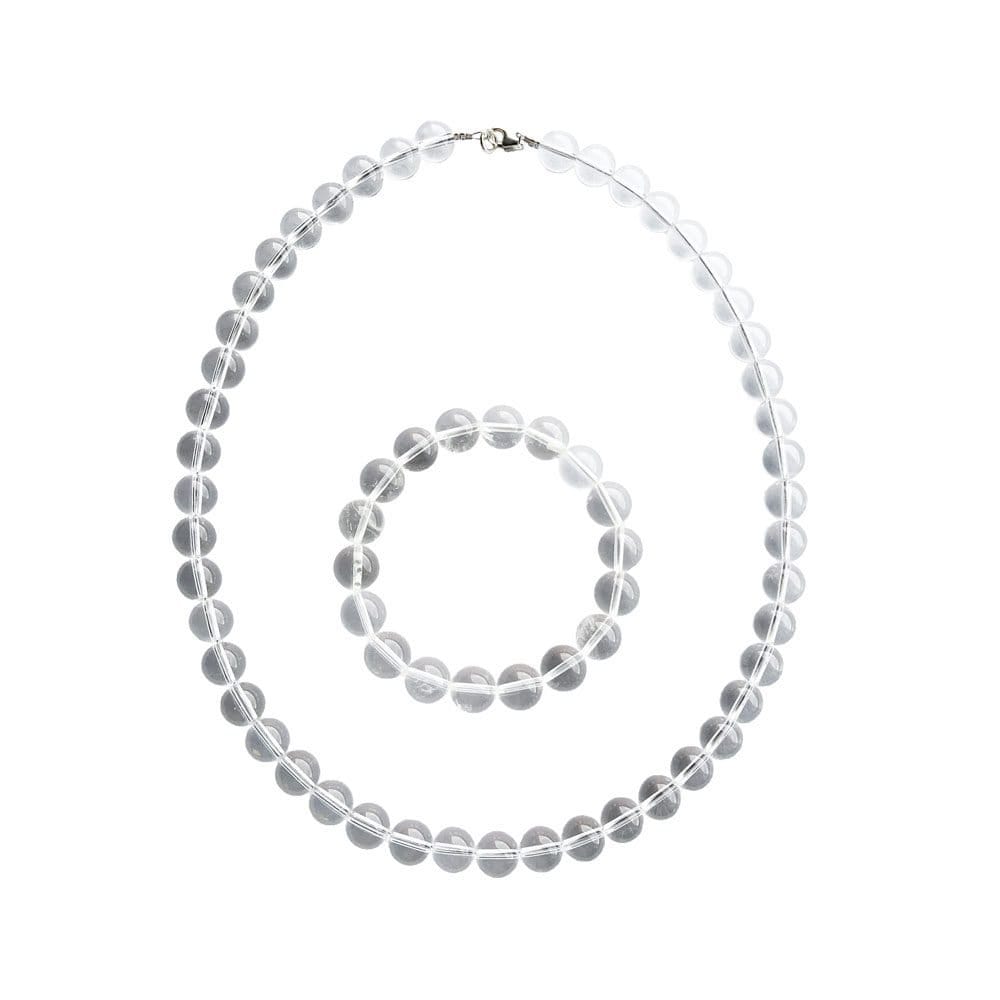 Coffret Cristal de Roche - Pierres Boules 10mm