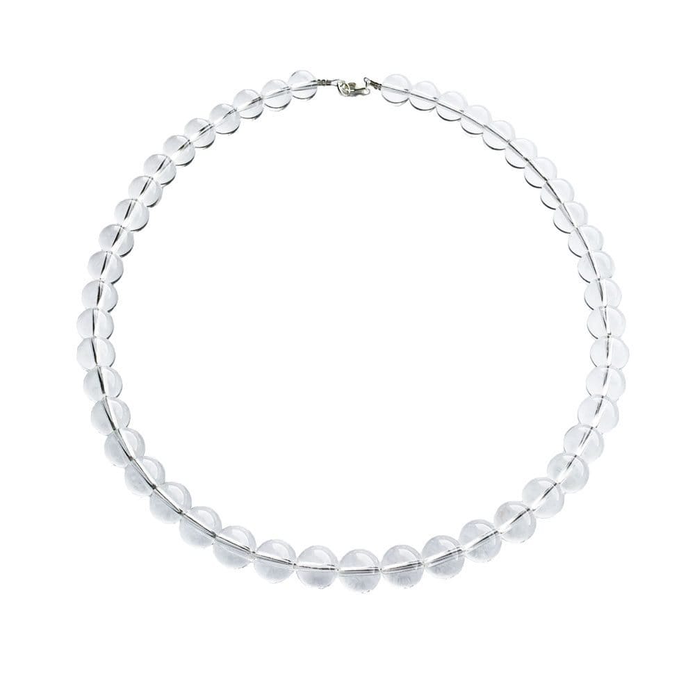 Collier Cristal de roche - Pierres boules 10mm – Image 3