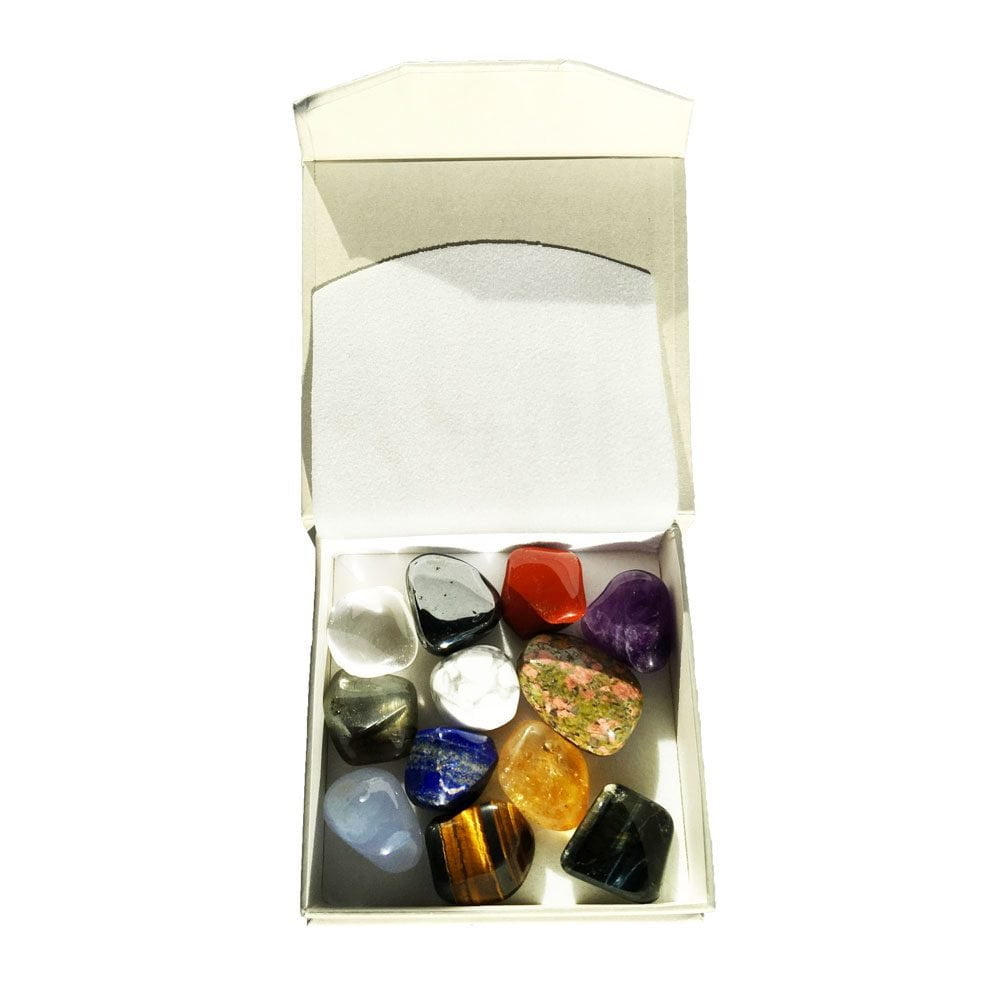 Coffret 12 pierres roulées