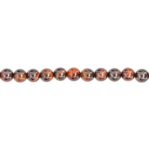 fil oeil de taureau pierres boules 6mm