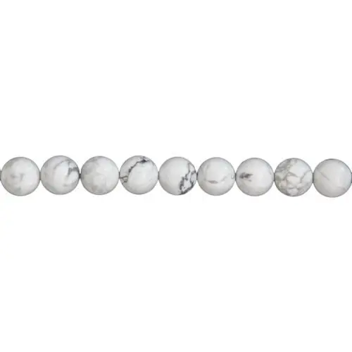 fil howlite pierres boules 10mm