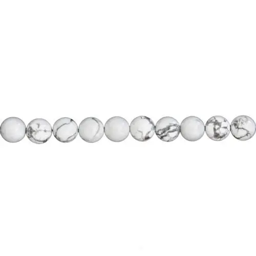 fil howlite pierres boules 8mm
