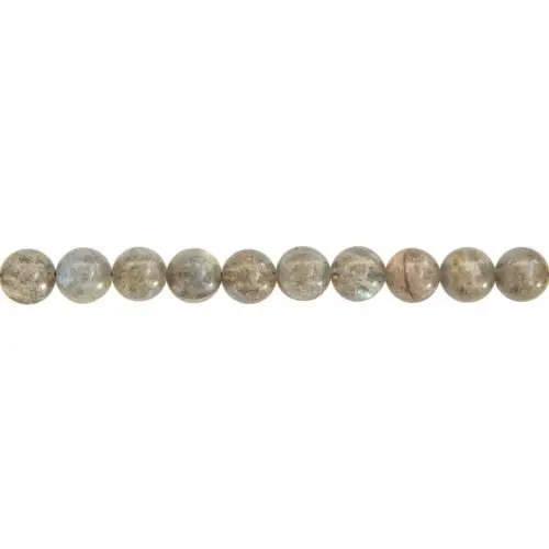 fil labradorite pierres boules 8mm