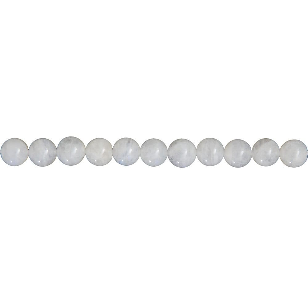 fil pierre de lune pierres boules 6mm