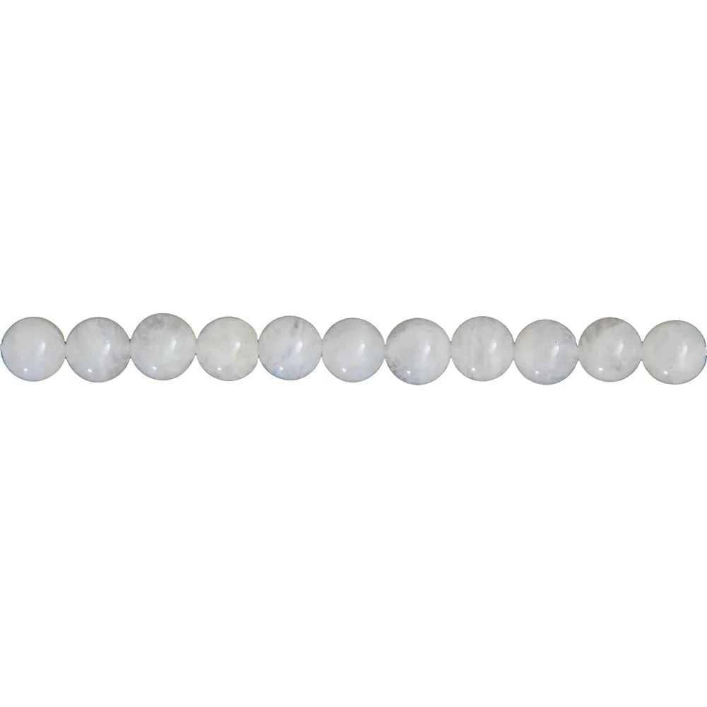 fil pierre de lune pierres boules 6mm