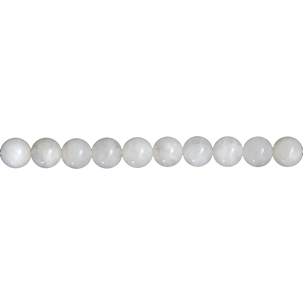fil pierre de lune pierres boules 8mm