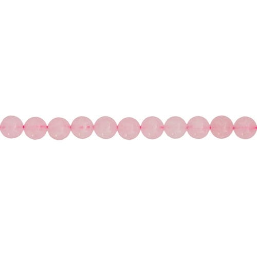fil quartz rose pierres boules 6mm