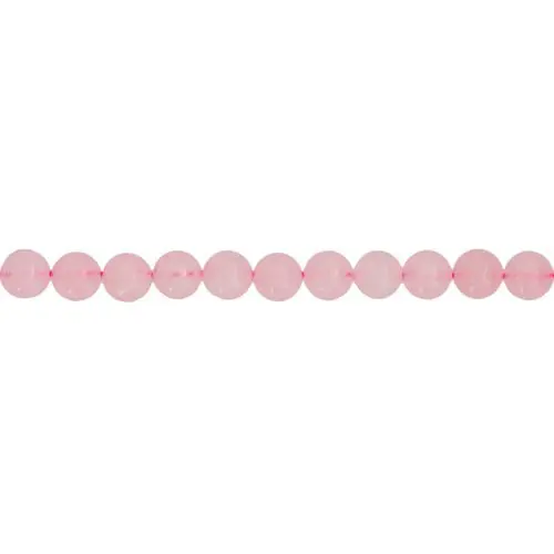 fil quartz rose pierres boules 6mm