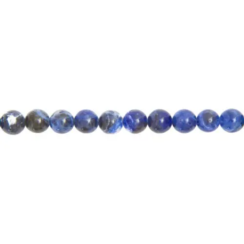 fil sodalite pierres boules 8mm