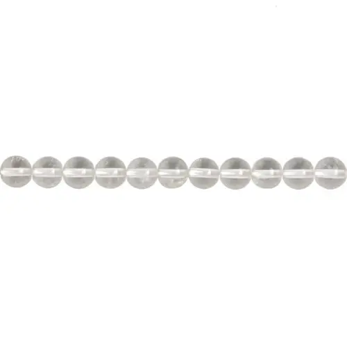 fil cristal de roche pierres boules 6mm
