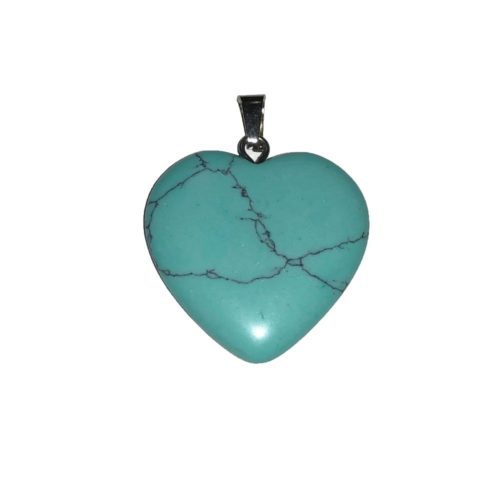 pendentif turquoise petit coeur