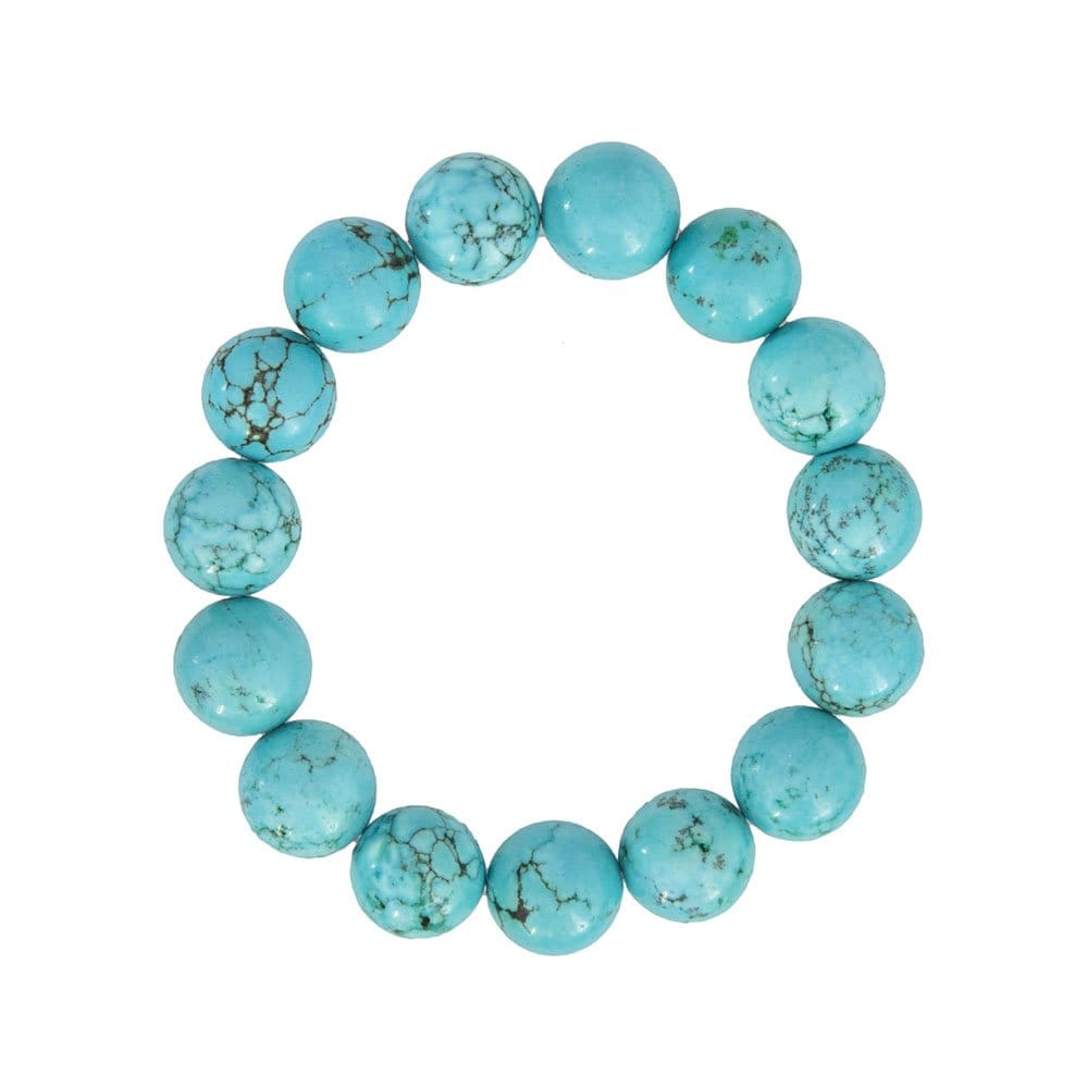 1 turquoise boule environ 18 mm