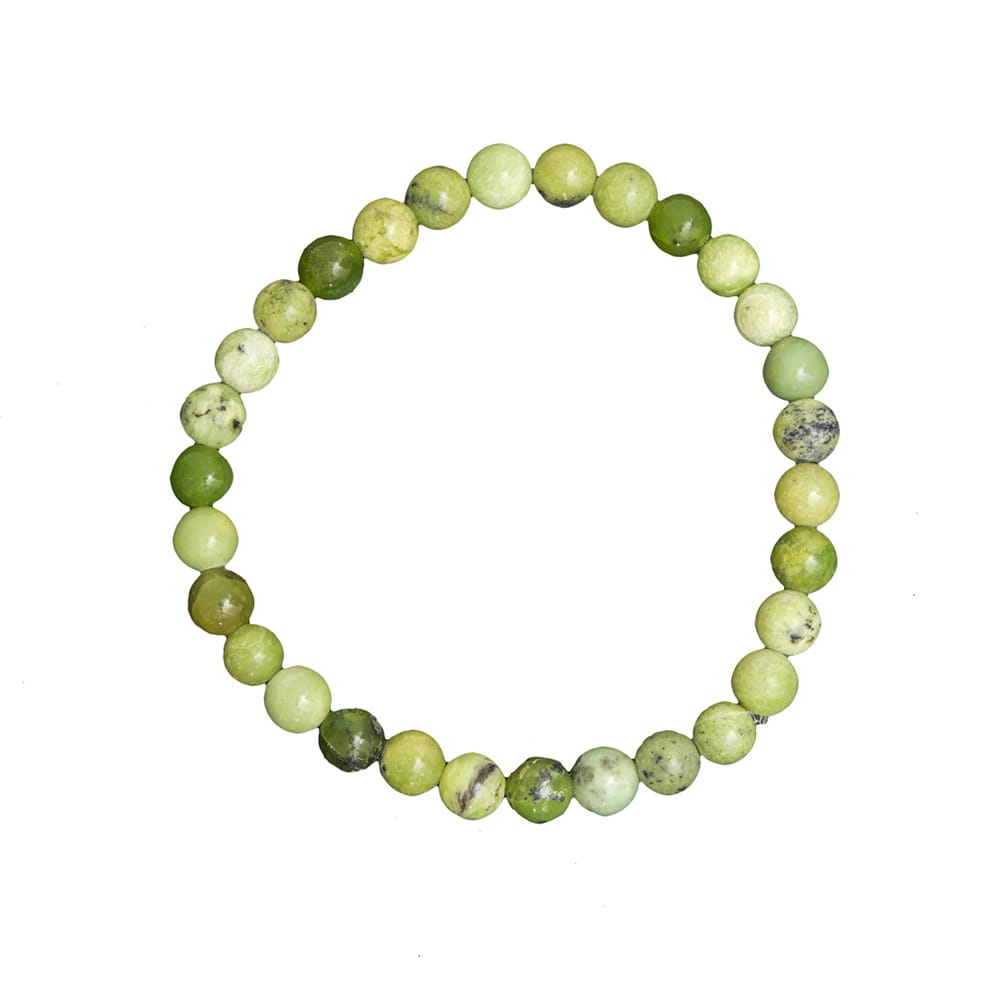 Pulsera Crisoprasa limón – Piedras bolas 6mm