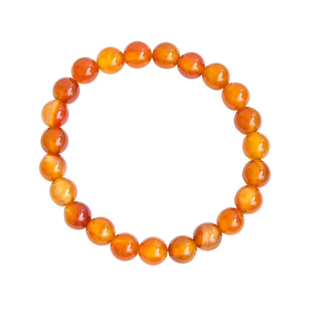 Pulsera Cornalina – Piedras bolas 8mm