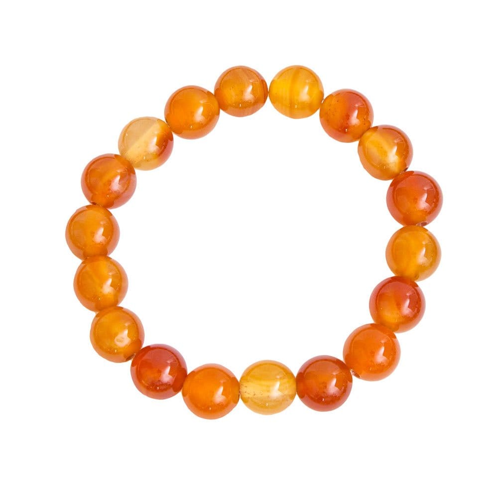 Pulsera Cornalina – Piedras bolas 10mm