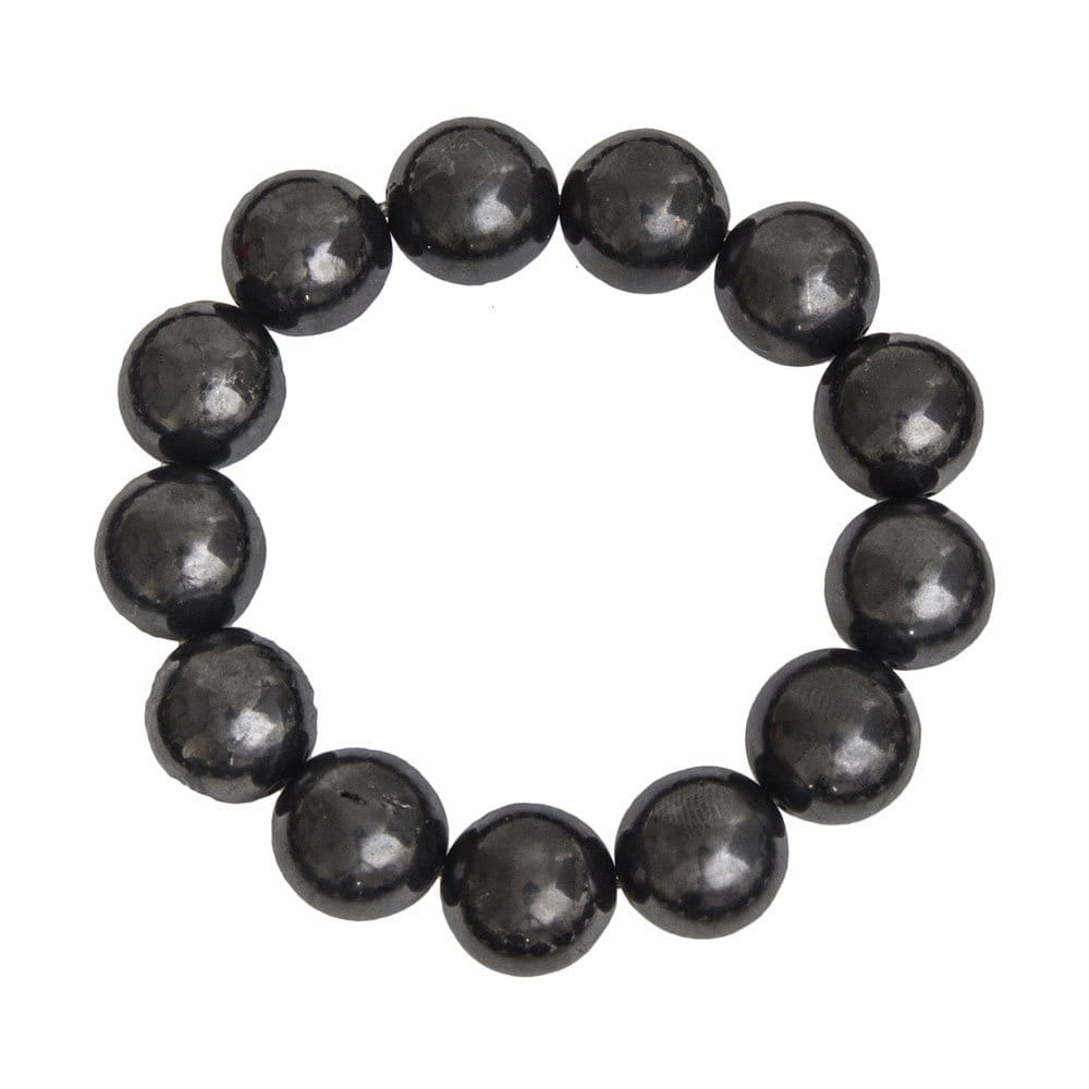 Pulsera Shungita – Piedras bolas 14mm