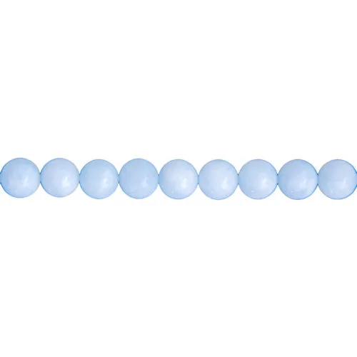 fil aigue marine pierres boules 10mm
