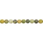 10 Perles Boules En Chrysoprase De 6mm - Lot Pour Création De Bijoux - Neuf