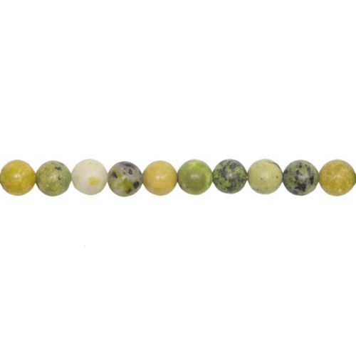 fil chrysoprase pierres boules 8mm