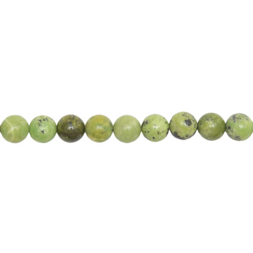 fil chrysoprase pierres boules 10mm