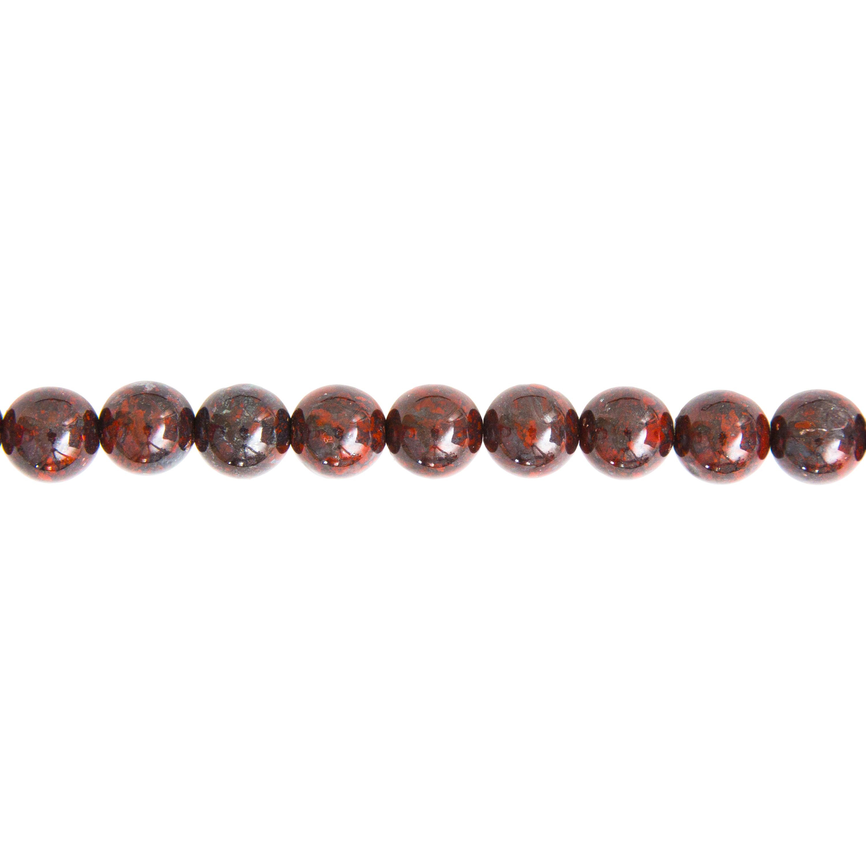 Hilo Jaspe brechado – Piedras bolas 10mm