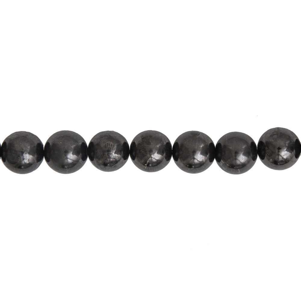 fil shungite pierres boules 14mm