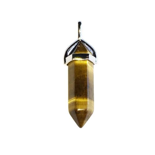 pendentif oeil de tigre pointe
