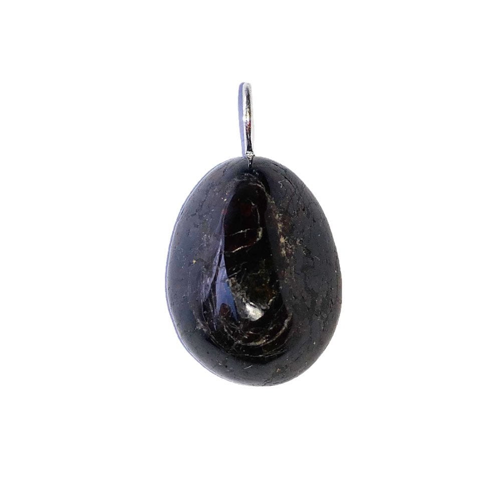pendentif grenat rouge pierre roulée
