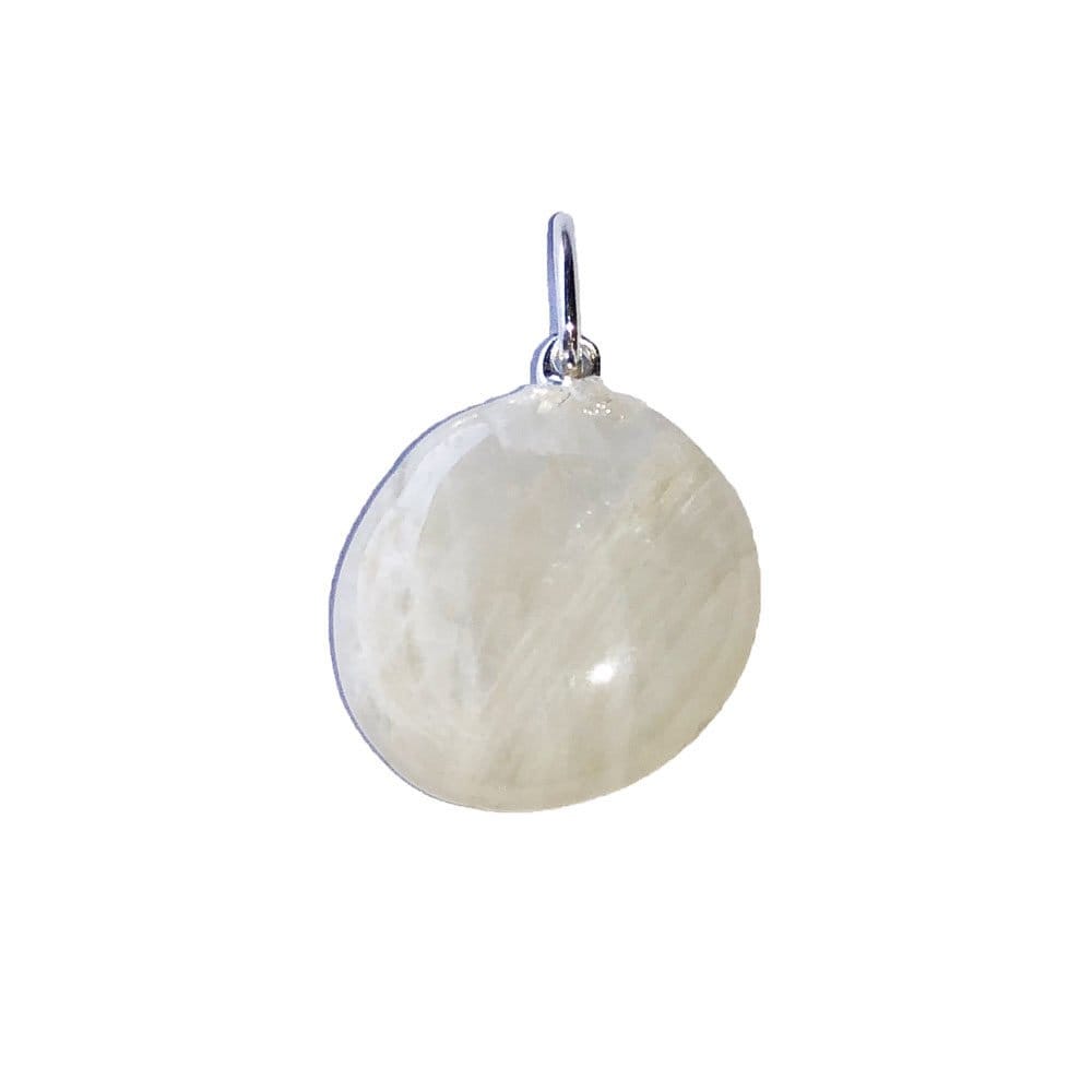 pendentif pierre de lune pierre roulée