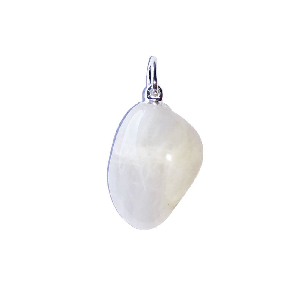 pendentif pierre de lune pierre roulée