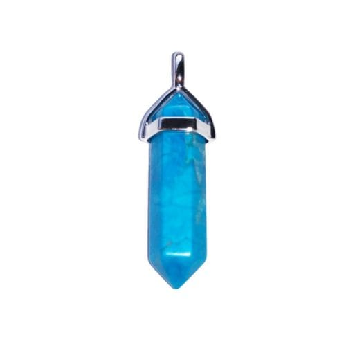 pendentif turquoise pointe