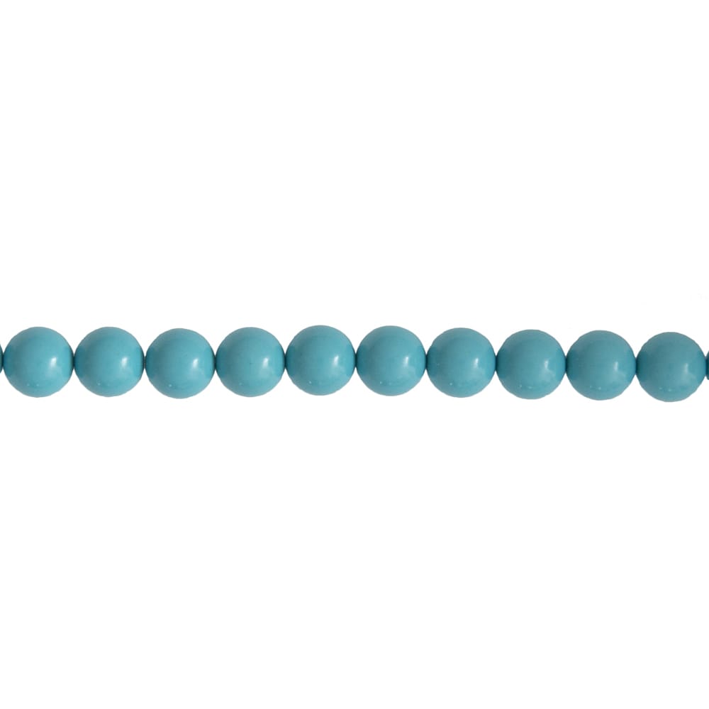 fil howlite bleue pierres boules 8mm