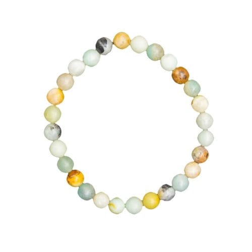 Fil De Perles En Oeil De Tigre Et Faucon – 62 Perles De 6mm Sur 39cm, Fait Main En France