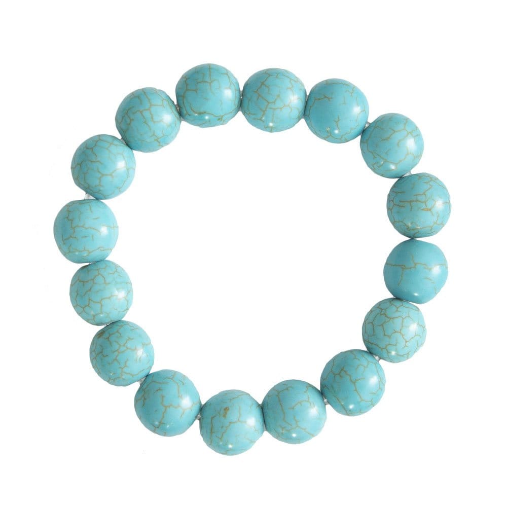 lithothérapie perles boules AA 8mm BRACELET PIERRES POLIES AMAZONITE DU BRÉSIL