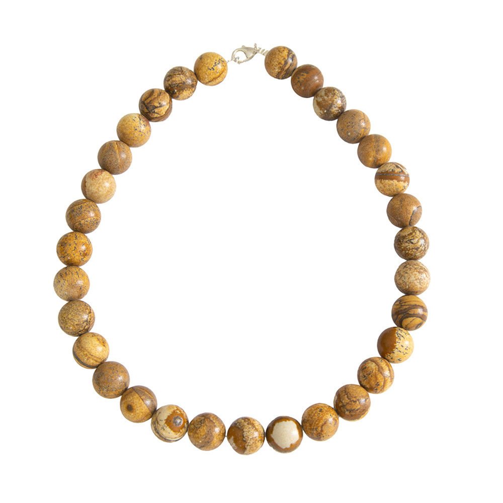 coffret jaspe paysage pierres boules 14mm