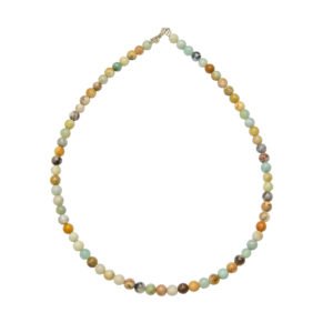Amazonite Perles Rondes 6 mm Multicolore 62 pcs givré Pierres Précieuses Fabrication de Bijoux